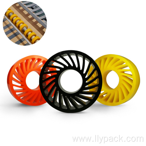 Corrugated Line PU No Crush Sun Wheel